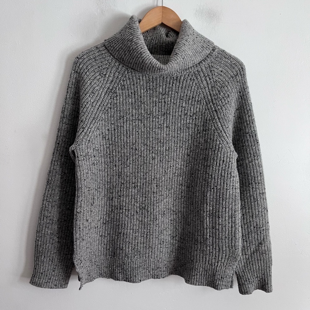 J. Crew Gray Turtleneck Sweater